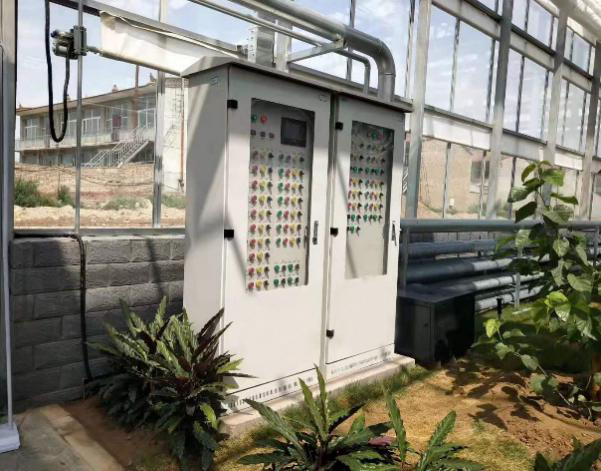 Multi-Span Film Greenhouse Intelligent Control System for Tomato