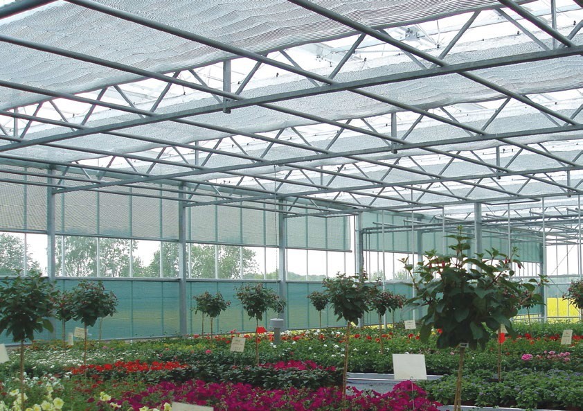 The Cheapest Multi-Span Greenhouse Inside Shading System with Factory Price